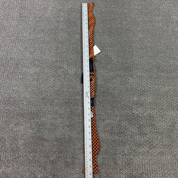 NWT Ted Baker London Bow Tie Adjustable Orange Silk - Picture 10 of 11